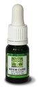 JustNeem Neem Cure Oil - Naturalny - Najlepszy na trądzik, Łuszczyca, Wyprysk, Rosacea, Zimne wrzody, Paznokcie, Bug i Spider Bites i inne podrażnienia skóry. z aplikatorem kapturka kroplomierza. - 0.3 oz