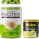 Nutrologia Grass Fed Serwatka Białko proszku, Wspiera Lean Odzysk mięśni & Wydajność, Wanilia Lody Flavor (28 Służenia) BCAA Naturalny, Lemoniada Flavor (30 Służenia)