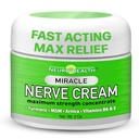 Cud Nerve Cream - Maksymalna wytrzymałość - Turmeric i Arnica Mieszanka dla Neuropathy Discomfort Relief - Soothing Foot & Hand Formula z MSM, B6, E - Made in USA