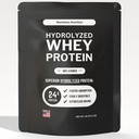 Proszek z hydrolizowanego białka serwatkowego - Koncentrat z białka serwatkowego niełupkowego, Proszek z białka plaminowego - bez glutenu, 24 g białka na porcję, 1 lb (opakowanie po 1)