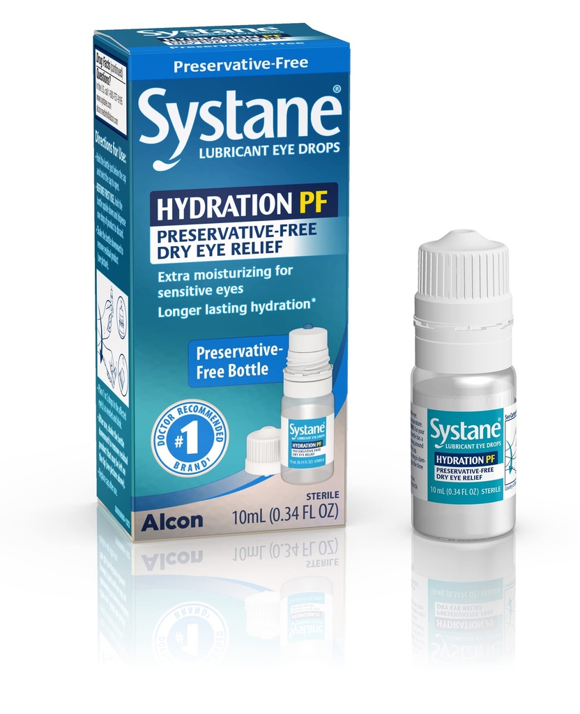 Systane Night Time 3,5g Lubricant Eye Eye Eintment and Systane Hydration 10ml Lubricant Eye Drops