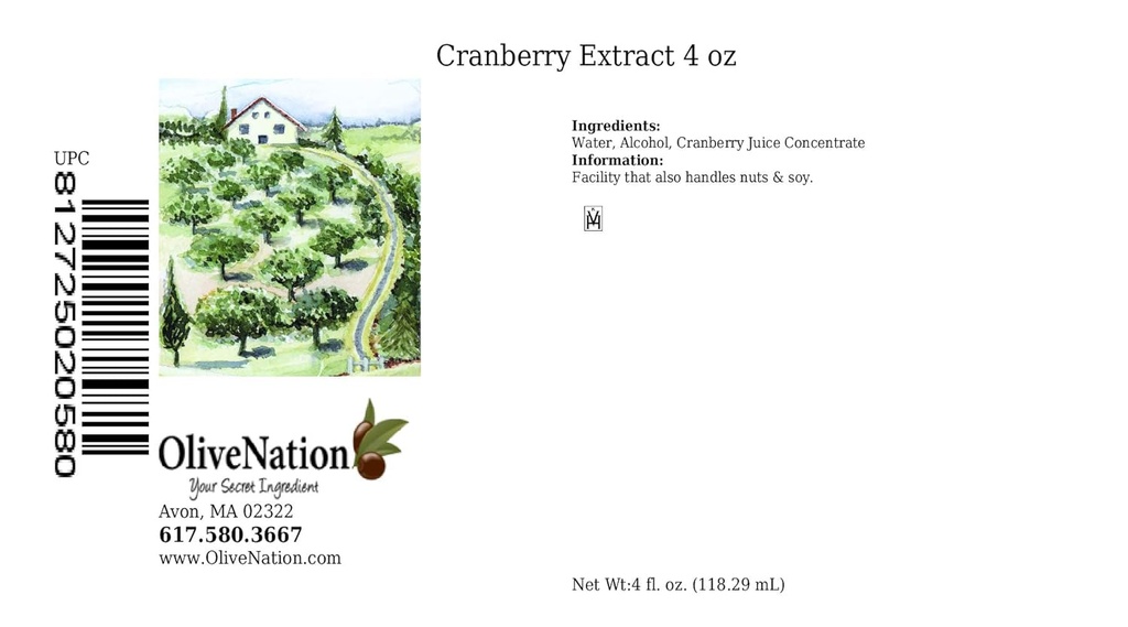 OliveNation Cranberry Extract - 4 uncje - Dodaj bogaty smak żurawiny do muffinek, sosów i opatrunków - pieczywo ekstrakcyjne i smakowe