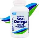 1000mg Natural Hicupsless Fish Oil Concentrat by Rugby Sea Omega 3 Made in USA for Men / Women, 50 Rapid Release Softgels, EPA 300mg, DHA 200mg, Acid Fatty Acid Supplements for Brain / Eye / Heart / Hair / Skin Health