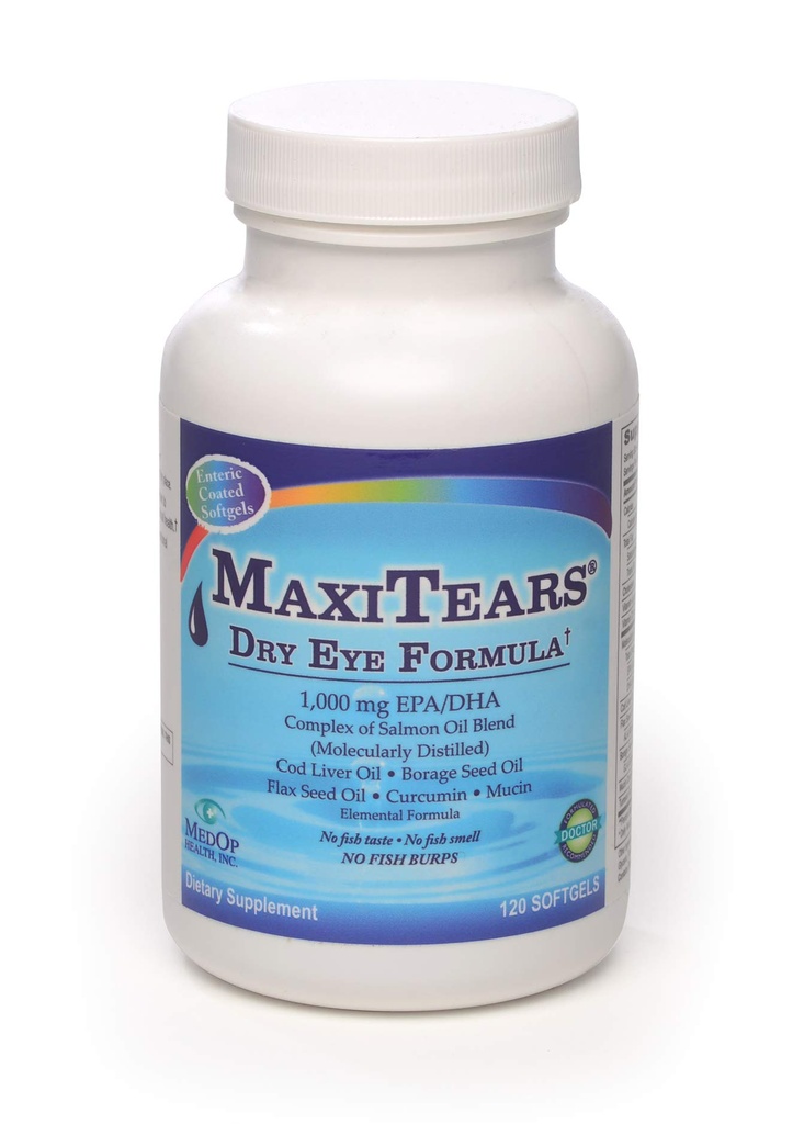 MedOp MaxiTears ® Suchy Eye Formuła 120 softgeli, 1 butelka