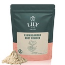 LILY WALLEY Ashwagandha Root Powder - Withania Somnifera - Sourced from India - No Filler No Additives - Indian Ginseng Vegan & Gluten Free - Packed in Resealable Pouch (16oz, 453g)