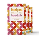 HELPS TEAS YOU 124; Pomaga Happy Belly Tea YOU 124; Organic Herbal Herbal With Green Anise, Rumianek, Mięta i Turmeric YOU 124; 16 Tea Bags - Pack of 3 YOU 124;