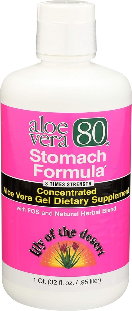 Aloe 80 Formuła żołądkowa organizacji, 32 unce