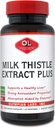 Olympian Labs Milk Thistle Extract Plus Enzymy, Przeciwutleniacze, Wsparcie zdrowia wątroby, 60 Czapki wegetariańskie