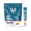 Vali Electrolytes w proszku Pakiety 124; Nie Dodano cukru Electrolyte Drink Mix do nawadniania 124; Keto & Post Friendly, Natural Superfoods & Minerals 124; Lemoniada truskawkowa, 15- Count