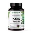 EMRALD LABS European Milk Thistle - Organic Milk Tistle Extract - Wspiera zdrowie wątroby i pomaga utrzymać naturalną energię, trawienie i zdrowie mózgu - 60 Kapsułki warzyw (do 60- Day Supply)