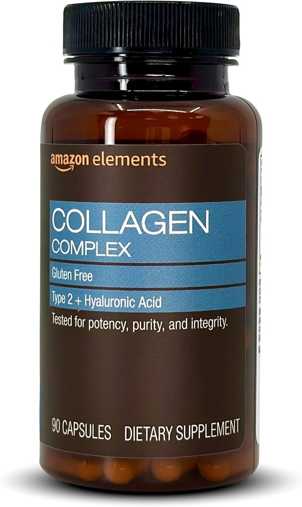 Elementy Collagen Complex z kwasem hialuronowym, 90 Kapsułki, 3 Dostawa Miesiąc