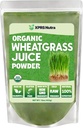 XPRS Nutra Organic Wheatgrass Sok w proszku - Zrównoważony wzrost - Natychmiastowy sok z trawy pszennej w proszku z zagęszczonego soku - bardziej potężny niż organiczny Wheatgrass w proszku - 16 unce