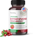 Liposomal D- Mannose Cranberry Supplement - 180 Kapsułek: 124; Uva Ursi, Hibiscus, Black Pepper: 124; Enhanced Absorption Formula: 124; Non-GMO, Gluten- Free