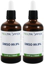 2X DMSO 99,9% Składniki klasy Pharma: 124; Niski zapach - Dimetylo sulfoksyd płynny: 124; 2X 3.4 Oz - 2X 100 ml: 124; Wysoka czystość: 124; Zestaw dwóch składników: 124; Heiltropfen ®