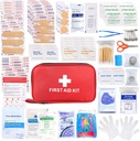 Zestaw pierwszej pomocy 194 Piece awaryjne Zestawy do wycieczek Camping Trauma Kit for Boat Vehicle Compact Aid Kit for Home Car Travel Outdoor Survival