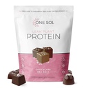 Jeden Sol Lean Plant- Based Protein Powder, Pea & Brown Rice Protein, Low Carb, Vegan Friendly - Gluten, Laktoza, & Soy Free - No Added Sugar, Non-GMO, Czyste odżywianie, Nie wzdęcia (Sola z Morza Czekoladowego)
