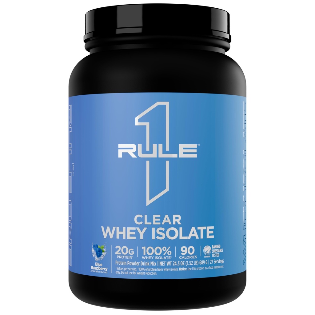 Artykuł 1 Wyczyść izolację serwatki - 20g All- serwatka Isolate Protein, Over 9g EAA, 300mg Electrolyte Minerals, 90 Calories, Light, Crisp, and Refresing Taste (27 Servings, Blue Malina)