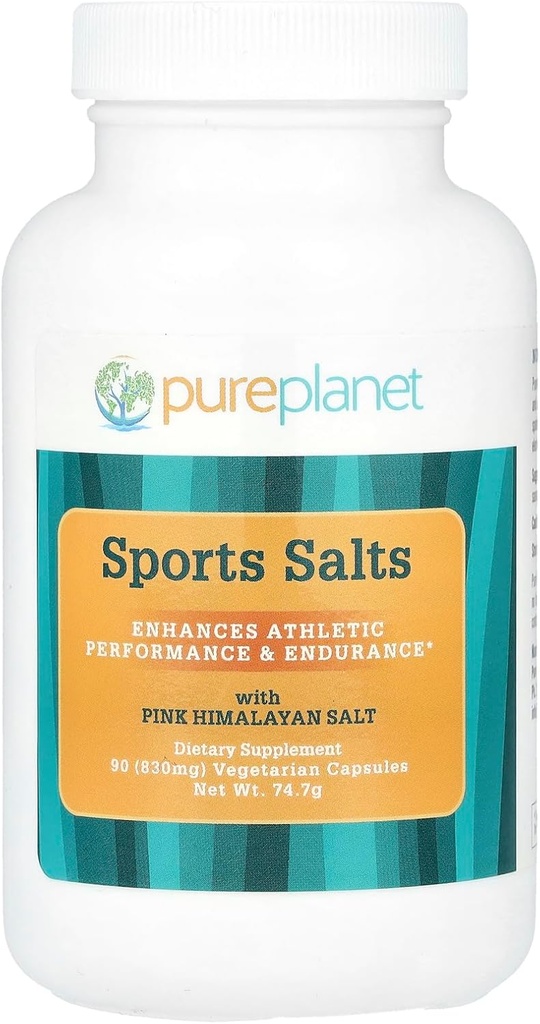 PURE PLANET Sports Salts, 90 Kapsułki wegetariańskie