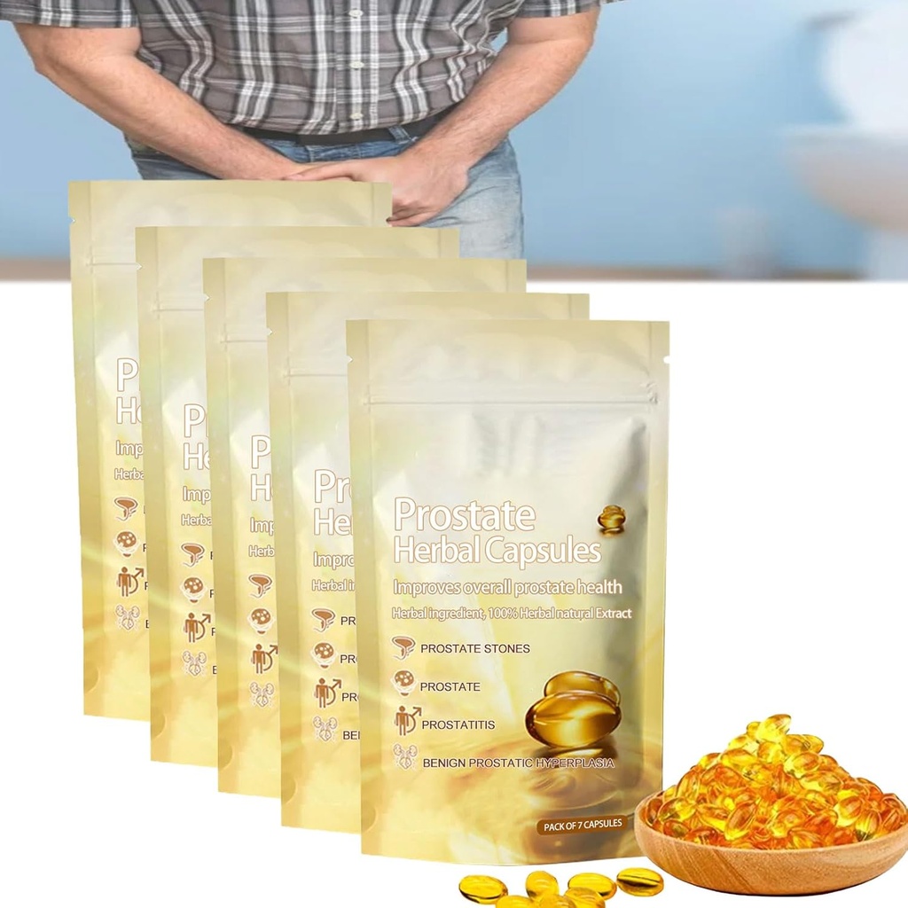 FemiPure Natural Prostate Herbal kapsułki, 7pcs / Bag Femipure Prostate Natural Herbal kapsułki, Prostate Natural Herbal kapsułki (5pcs)