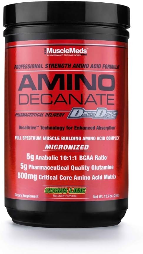 MuscleMedids - dekanat Amino, kompleks Acid Acid Full Spectrum Muscle Building (Arbuz, 13.3 oz)