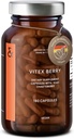 Vitex Berry - Premium Chasteberry 4: 1 Extract (Vitex Agnus Castus) - Menopauza i wsparcie PMS - Hormon Balance for Women - 180 Kapsułek - 6 Miesiące Dostawy - Made in Germany