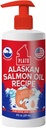 PLATO Wild Alaskan Salmon Oil Kibble Topper - Boost Dog Food z Omega 3 & 6 Kwasy tłuszczowe - Dla zdrowej skóry & Coat - 8 uncji
