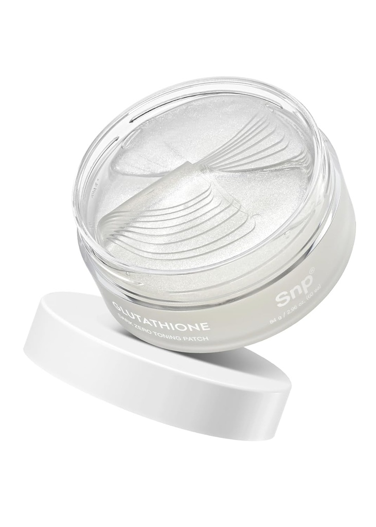 SNP 99% Glutation + Niacinamid B3 Eye Patch Agregat 124; Nourishing Under Eye Patches for Blemishes and Dark Spots Agregat 124; Under Masks for Puffy Eyes and Dark Circles Agregat 124; Koreański Skincare Agregat 124; 60 Patches