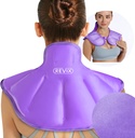 REVIX Ramię Ice Pack wielokrotnego użytku Duży Ramię na szyi Ice Pack Owiń dla Upper Back Zmęczenie, Kojąca dyskomfort i zmęczenie, Purpurowy