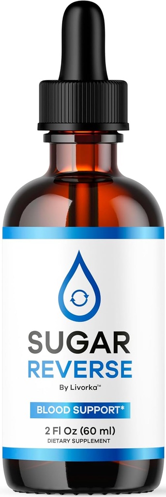 LIVORKA Sugar Reverse - Sugar Reverse Drops, Cukier, Sugar Reverse Reviews, Sugar Reverse Drops Oficjalne wsparcie suplementu płynów, SugarReverse Drop, 1 Butelka na 1 miesiąc
