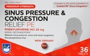 Rite Aid Sinus Pressure and Congestion Non-Drowsy Relief PE, 10mg - 36 Tablets Nasal Decongestant Agregat 124; Sinus Relief Agregation 124; Allergy Medication Non Drowsy Agregable Relief 124; Sinus Pressure Relief Abertis 124; Mucus Relief