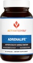 ACTVATEDYOU AdrenaLife- uspokojenie i relaksacja Adrenation Supplement Wspomaganie nadnerczy dla Relief stresu, Resteful Sleep, i Focused Energy w / Magnezu, Witamina B12, & Rhodiola Rosea Extract (90 Kapsułki)