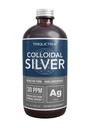 Bioactive Colloidal Silver - 8 oz, Butelka szklana, Wegan, Bezpieczne dawki o najwyższej skuteczności - Nano Ions, 30 PPM - Wsparcie immunologiczne (48 Służb)