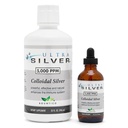 Ultra Silver ® Colloidal Silver Between 124; 5,000 PPM, 32 Oz (946ml) Between 124; Mineral Supplement Between 124; True Colloidal Silver - 4 Oz Dropper Bottle (Pusty) Zawarte do Dispensing!