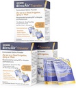 SinuAir 2,5 Garm Saline Pakiety - Chlorek sodu z potasu i wapnia, Salt Solution Proszek Refill Pakiety do nawadniania nosa, 90 Pakiety