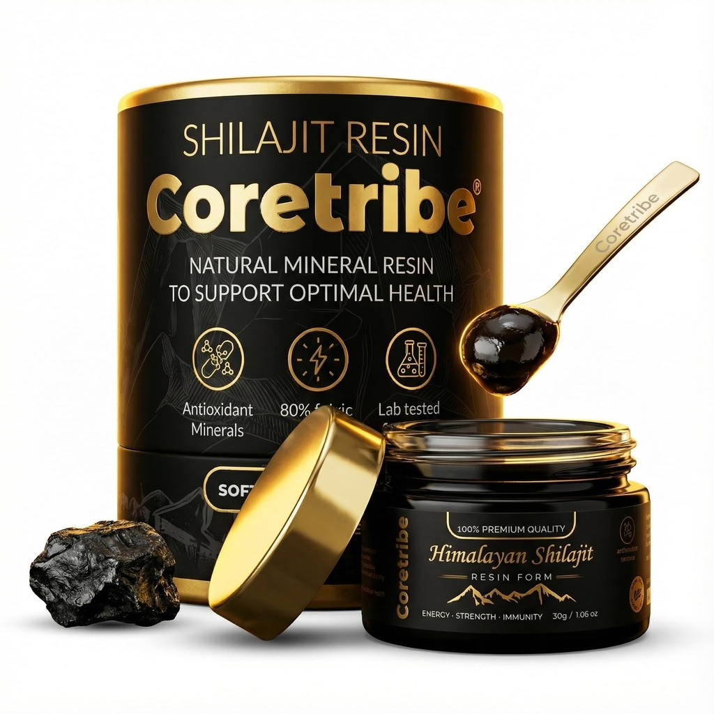 Coreplein ® Royal 's People Choice Pure Himalayan Organic Shilajit Resin, Complex for Energy, Siła & Immunitet, dla mężczyzn i kobiet z prawdziwą zawartością złota, 30 Grams