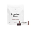 Dla Wellness Superfood Focus Bites (20 Count), Cocoa Espresso Brownie - Redukuje zmęczenie, Poprawia trawienie i wsparcie funkcji mózgu