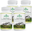 Active Hexose Corerelated Compound 1500 mg Supplement, Natural 8 Mushroom Extract Supplement, System immunologiczny, Funkcja wątroby, Natural Killer i T Cells Activity, 360 Veggie kapsułki