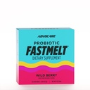 AdvoCare Probiotic Fastmelt - Premium Dietetyczny Suplement do Gut, System immunologiczny i Heart Health Support * - Wild Berry, 30 Stick Packs