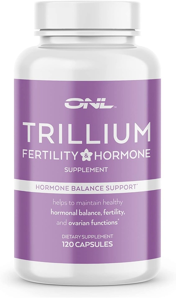 Trillium Suplementy płodności dla kobiet, Hormon Równowaga Inozytol Kapsułki, Pothent Formuła, 120 Kapsułki z 2000mg Myo- Inozytol