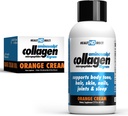ZDROWIE DIRECT - Medical- Grade Liquid Collagen Shots - AminoSculpt Sugar- Free - Orange Cream - 12 Servings, (12pk, 2oz Shots) - Dobre dla połączeń, kości, & Sleep - Lepsze włosy, skóry i paznokci