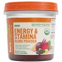 BareOrganics Energy & Stamina Mieszanka w proszku, Organic Superfood, Vegan Dietetyczny Suplement, 8 uncji