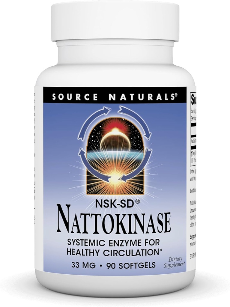 Źródło Naturals Nattokinase 33 mg