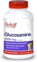 Schiff Glukozamina 2000mg (na serwowanie) + tabletki kwasu hialuronowego (150 liczenie w butelce), suplement do wspólnej opieki, który pomaga wspierać wspólną mobilność i elastyczność, Wspiera strukturę chrząstki