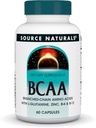 Źródło Naturals BCAA Branched Chain Amino Acids, Zapewnia wsparcie dla systemów mięśniowych ciała * - 60 kapsułki