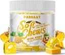 Suplement do żucia Iron Soft z witaminą C 124; Ananas Flavored 124; Gluten wolny 124; Żelazo suplement dla kobiet i dzieci 124; 60 Hrabia 124; 2 Dostawa miesiąc