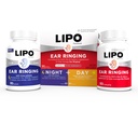 Lipo Flavonoid Day & Night Combo Kit, szum w uszach dzwoniących, Lipo Flavonoid Plus & Lipo Flavonoid Night z Melatonin & Witamina C, 90 Kaplety