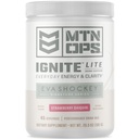 MTN OPS Ignite Lite Energy Drink Powder Guten Free Nitric Oxide Supplement Drink Mix, L Arginina, L Cytrulina, Kofeina i Nootropowy Sugar Free Drink Mix, 45 Servings, Strawberry Daiquiri Flavor przez Eva Shockey