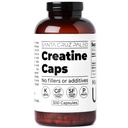 Santa Cruz Paleo Capsules Creatine, Wspomaga wzrost mięśni i energii, Gluten Free, Keto, Sugar Free, Paleo, No Fillers or Additives, Pigułki jednowodzian kreatyny, 2500mg, 100 Sług, 300 Kapsułki