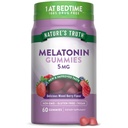 Nature 's Truth Melatonin Gummies 5 mg Agregat 124; 60 Hrabia Agregat 124; Mieszany Flavor Berry 124; Wegan, Non- GMO & Gluten