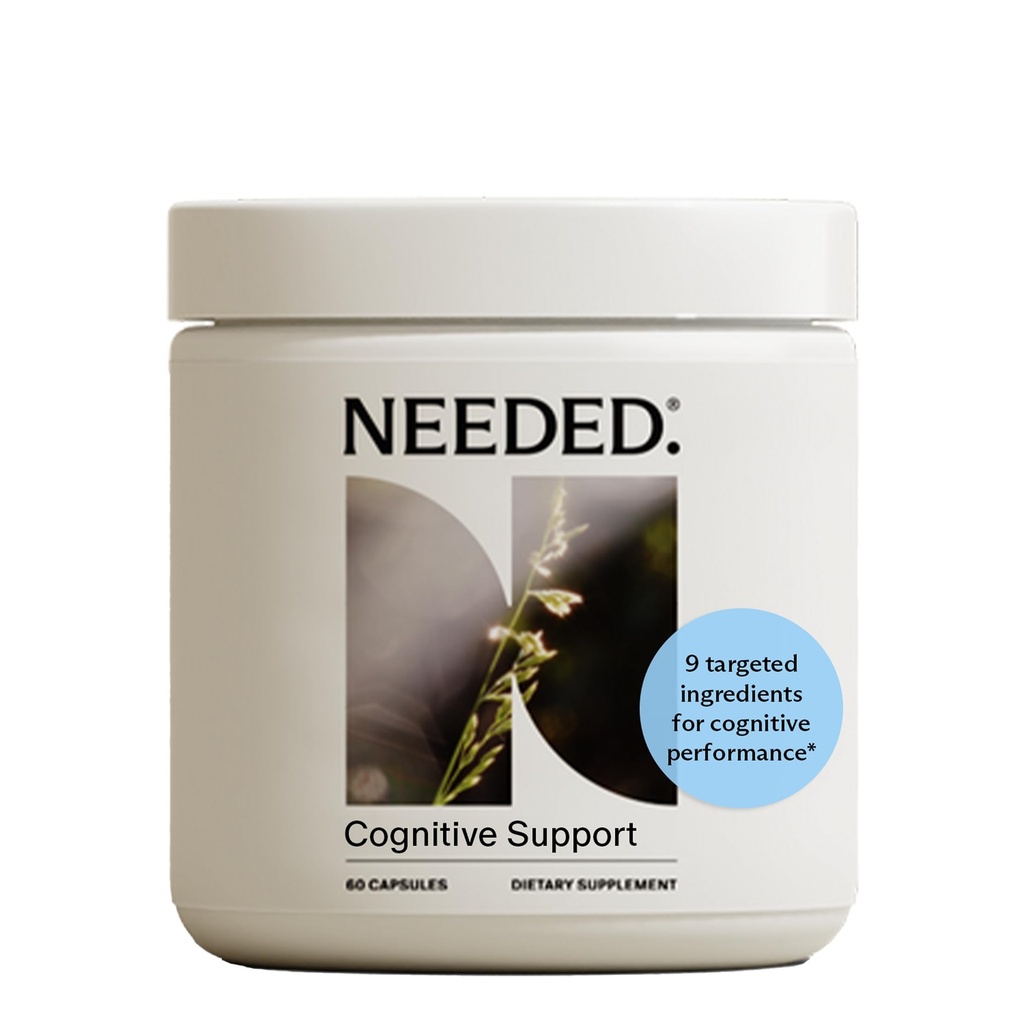 Potrzebowałem. Wsparcie Cognitive - Kompleksowy suplement z Ashwagandha, Grzyby Reishi & Lion 's Mane, Karmienie piersią Sejf - Obsługuje Focus, Uwaga, & Pamięć, 30- Day Supply